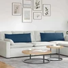 Sofa Pagalvės 2 vnt. audinys Mėlyna 120 x 40 cm