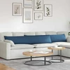 Sofa Pagalvės 2 vnt. audinys Mėlyna 200 x 40 cm