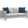 Sofa Pagalvės 2 pcs Mėlyna 50 x 50 cm audinys