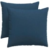 Sofa Pagalvės 2 pcs Mėlyna 50 x 50 cm audinys