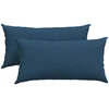 Sofa Pagalvės 2 vnt. audinys Mėlyna 80 x 40 cm