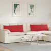 Sofa Pagalvės 2 vnt. audinys Raudona 120 x 40 cm