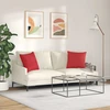 Sofa Pagalvės 2 vnt. audinys Raudona 45 x 45 cm