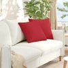 Sofa Pagalvės 2 vnt. audinys Raudona 45 x 45 cm