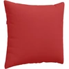 Sofa Pagalvės 2 vnt. audinys Raudona 50 x 50 cm