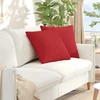 Sofa Pagalvės 2 vnt. audinys Raudona 50 x 50 cm