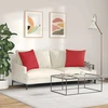 Sofa Pagalvės 2 vnt. audinys Raudona 50 x 50 cm
