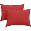 Sofa Pagalvės 2 vnt. audinys Raudona 70 x 50 cm