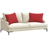 Sofa Pagalvės 2 vnt. audinys Raudona 70 x 50 cm