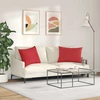 Sofa Pagalvės 2 vnt. audinys Raudona 70 x 50 cm