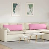 Sofa Pagalvės 2 vnt. audinys Rožinė 120 x 40 cm
