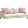 Sofa Pagalvės 2 vnt. audinys Rožinė 50 x 50 cm