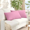 Sofa Pagalvės 2 vnt. audinys Rožinė 80 x 40 cm