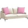 Sofa Pagalvės 2 vnt. audinys Rožinė 80 x 80 cm