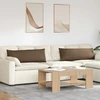 Sofa Pagalvės 2 pcs Ruda 120 x 40 cm audinys