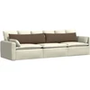 Sofa Pagalvės 2 vnt. audinys Ruda 145 x 40 cm