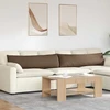 Sofa Pagalvės 2 vnt. audinys Ruda 145 x 40 cm