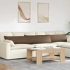 Sofa Pagalvės 2 vnt. audinys Ruda 200 x 40 cm