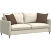 Sofa Pagalvės 2 pcs Ruda 45 x 45 cm audinys