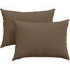 Sofa Pagalvės 2 vnt. audinys Ruda 70 x 50 cm