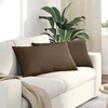 Sofa Pagalvės 2 vnt. audinys Ruda 80 x 40 cm