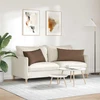 Sofa Pagalvės 2 vnt. audinys Ruda 80 x 40 cm