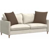 Sofa Pagalvės 2 pcs Ruda 80 x 80 cm audinys
