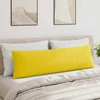 Sofa Pagalvės 2 pcs Šviesi geltona 145 x 40 cm audinys