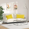 Sofa Pagalvės 2 vnt. audinys Šviesi geltona 80 x 40 cm