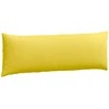 Sofa Pagalvės 2 pcs Šviesi geltona 120 x 40 cm audinys