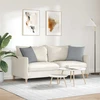 Sofa Pagalvės 2 vnt. audinys Šviesiai pilka 45 x 45 cm