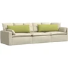 Sofa Pagalvės 2 pcs Šviesiai žalia 120 x 40 cm audinys