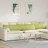 Sofa Pagalvės 2 vnt. audinys Šviesiai žalia 200 x 40 cm