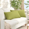 Sofa Pagalvės 2 vnt. audinys Šviesiai žalia 80 x 40 cm