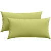 Sofa Pagalvės 2 vnt. audinys Šviesiai žalia 80 x 40 cm