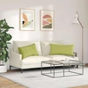 Sofa Pagalvės 2 vnt. audinys Šviesiai žalia 80 x 40 cm