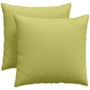 Sofa Pagalvės 2 vnt. audinys Šviesiai žalia 45 x 45 cm