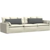 Sofa Pagalvės 2 pcs Tamsiai pilka 120 x 40 cm audinys