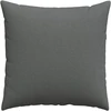 Sofa Pagalvės 2 vnt. audinys Tamsiai pilka 60 x 60 cm