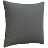 Sofa Pagalvės 2 vnt. audinys Tamsiai pilka 50 x 50 cm