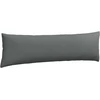 Sofa Pagalvės 2 pcs Tamsiai pilka 145 x 40 cm audinys