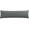 Sofa Pagalvės 2 pcs Tamsiai pilka 145 x 40 cm audinys