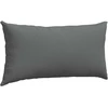 Sofa Pagalvės 2 vnt. audinys Tamsiai pilka 80 x 40 cm