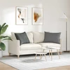Sofa Pagalvės 2 vnt. audinys Tamsiai pilka 70 x 50 cm