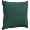 Sofa Pagalvės 2 vnt. audinys Tamsiai žalia 45 x 45 cm