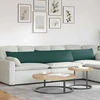 Sofa Pagalvės 2 vnt. audinys Tamsiai žalia 200 x 40 cm