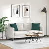Sofa Pagalvės 2 vnt. audinys Tamsiai žalia 45 x 45 cm