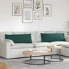Sofa Pagalvės 2 pcs Tamsiai žalia 120 x 40 cm audinys
