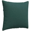 Sofa Pagalvės 2 vnt. audinys Tamsiai žalia 50 x 50 cm