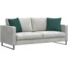 Sofa Pagalvės 2 vnt. audinys Tamsiai žalia 45 x 45 cm